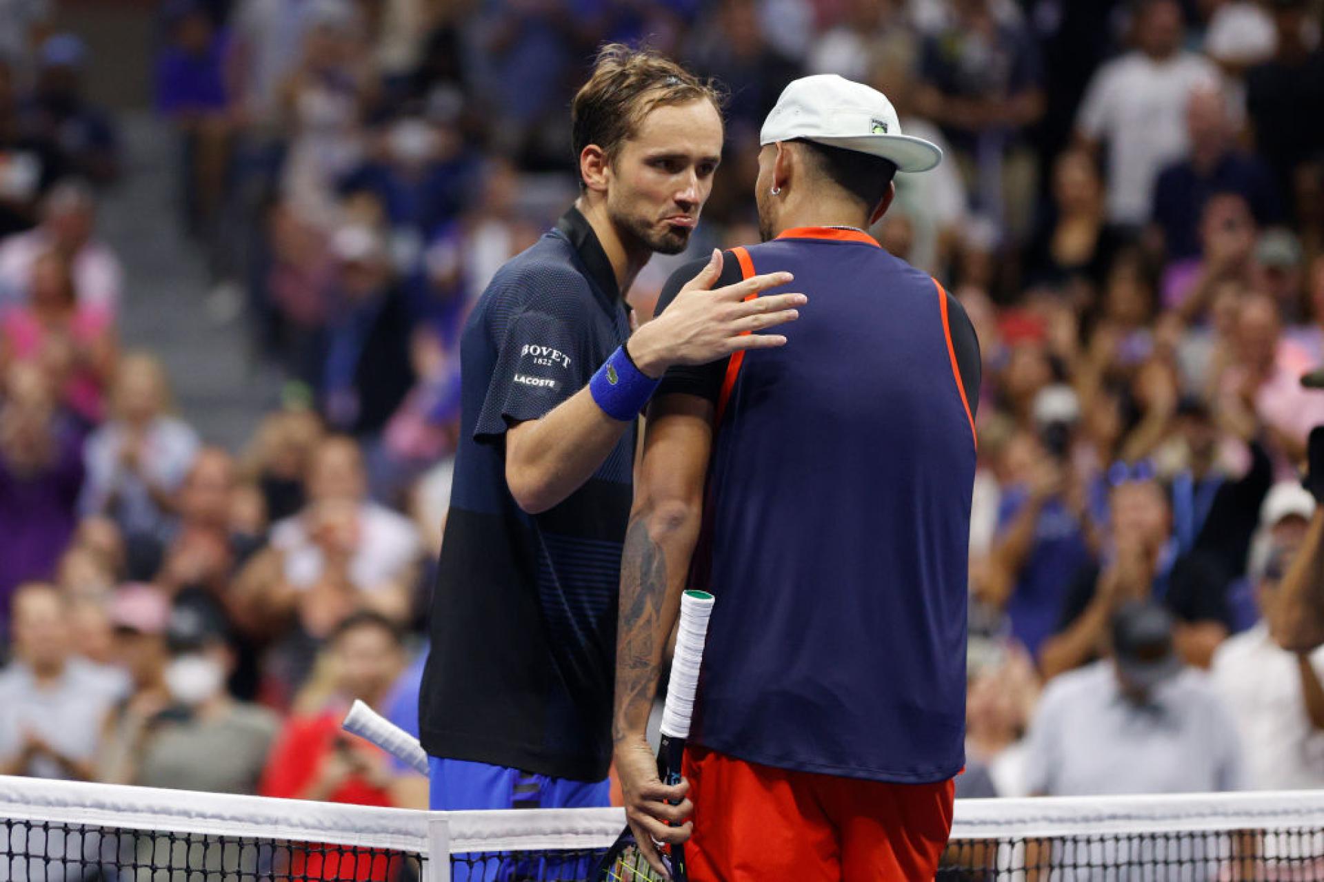 Nick Kyrgios and Daniil Medvedev