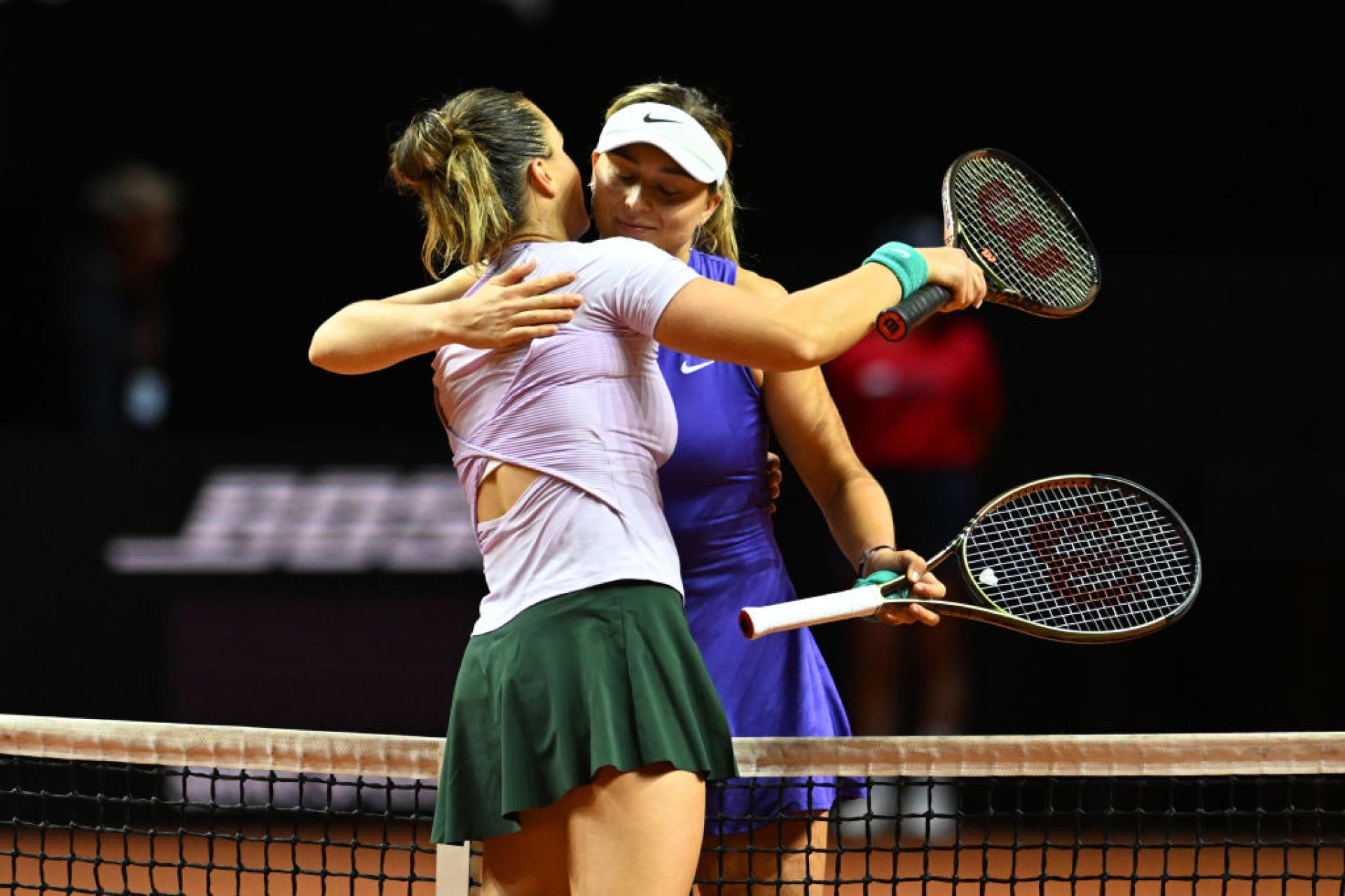 Aryna Sabalenka and Paula Badosa