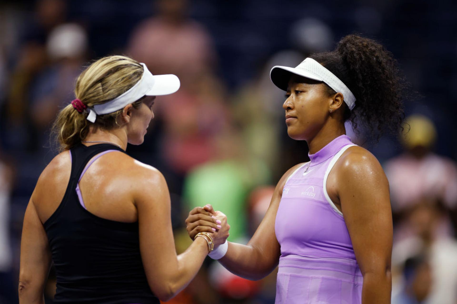 Naomi Osaka and Danielle Collins