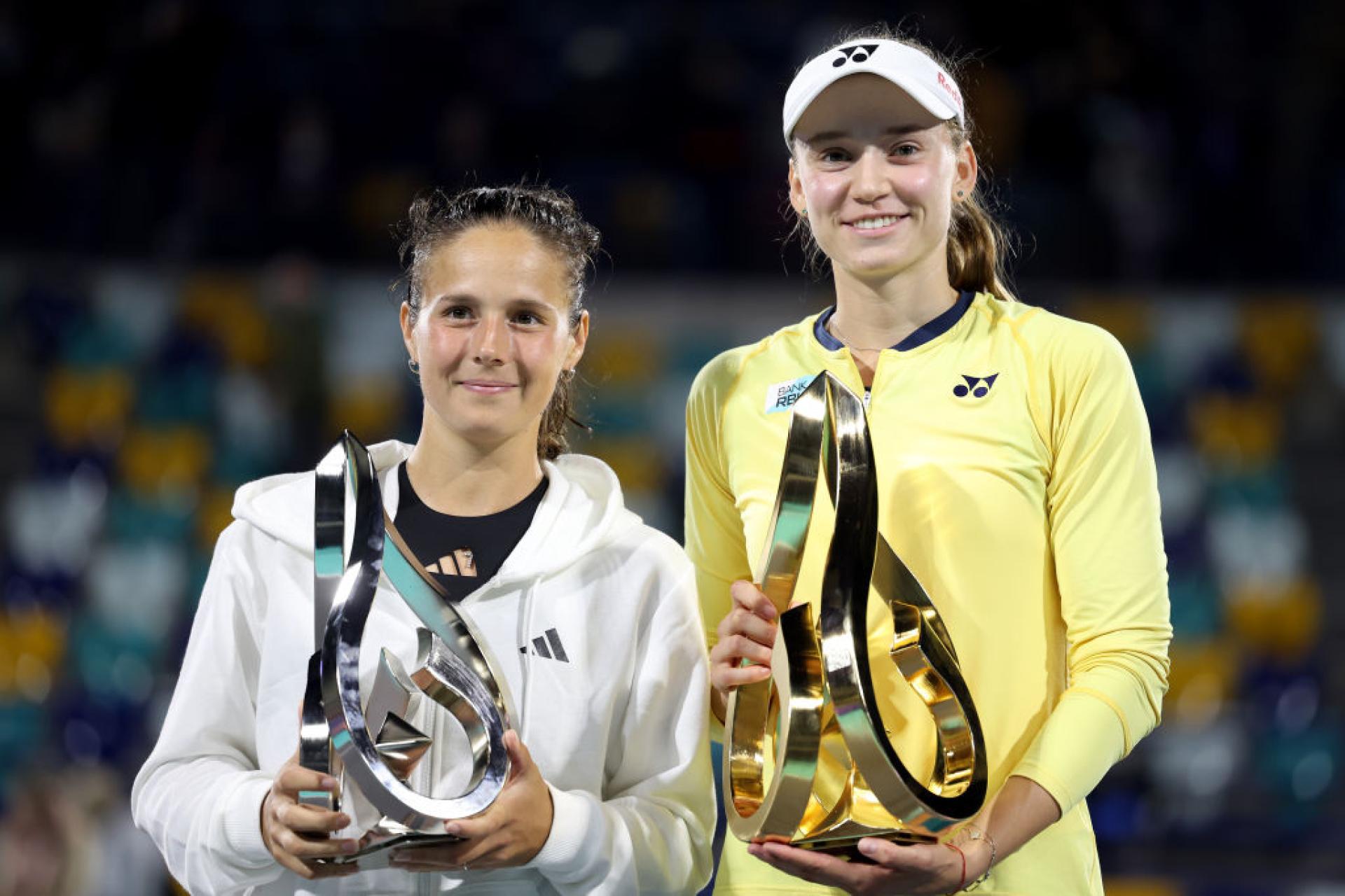 Elena Rybakina and Daria Kasatkina