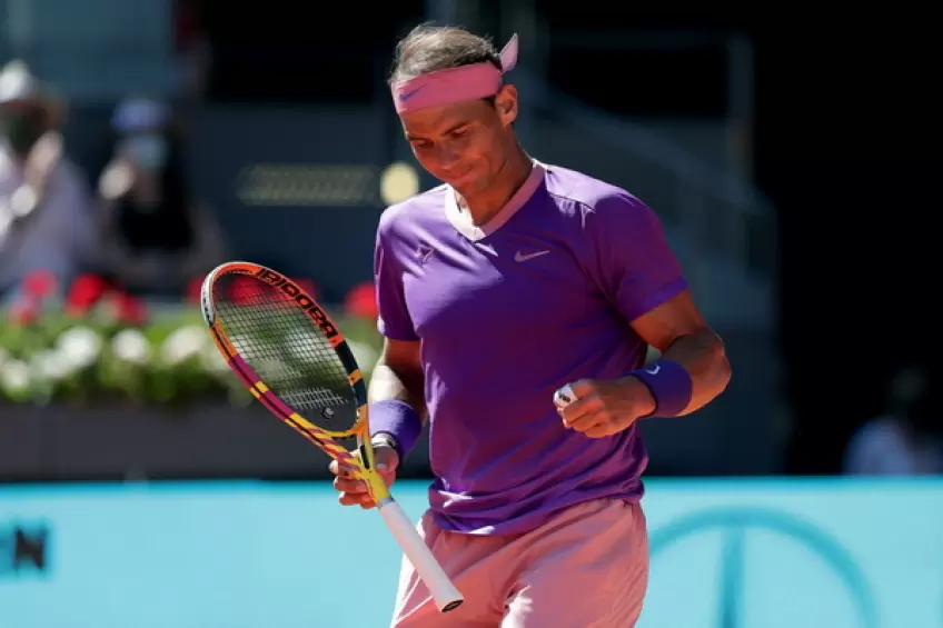 'Rafael Nadal lost seven consecutive points before rotating approach,' says young gun