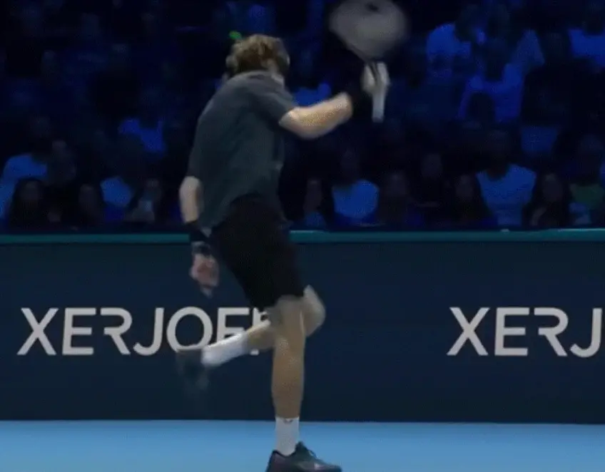 Andrey Rublev confesses why he hit his knee with racket six times at ATP Finals