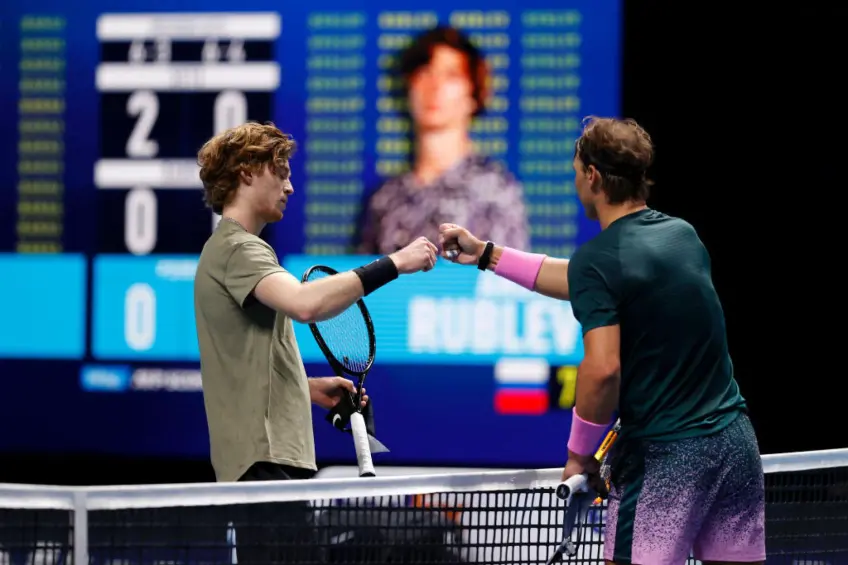 Andrey Rublev gets brutally honest on Rafael Nadal's Slam chances in return