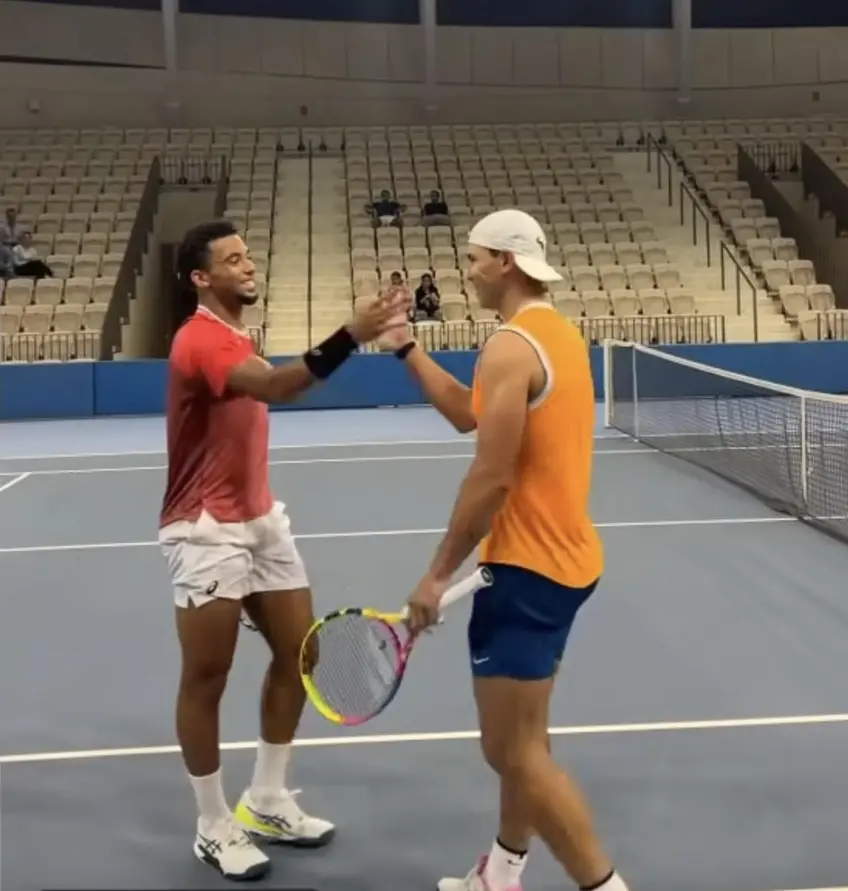 Arthur Fils' message to Rafael Nadal at start of Kuwait offseason training block 