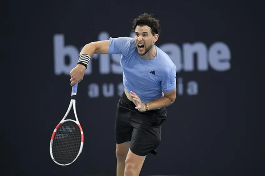 ATP Brisbane: Dominic Thiem survives, sets Rafael Nadal clash