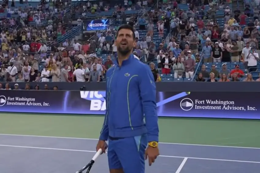 ATP Cincinnati: Novak Djokovic advances as his rival retires