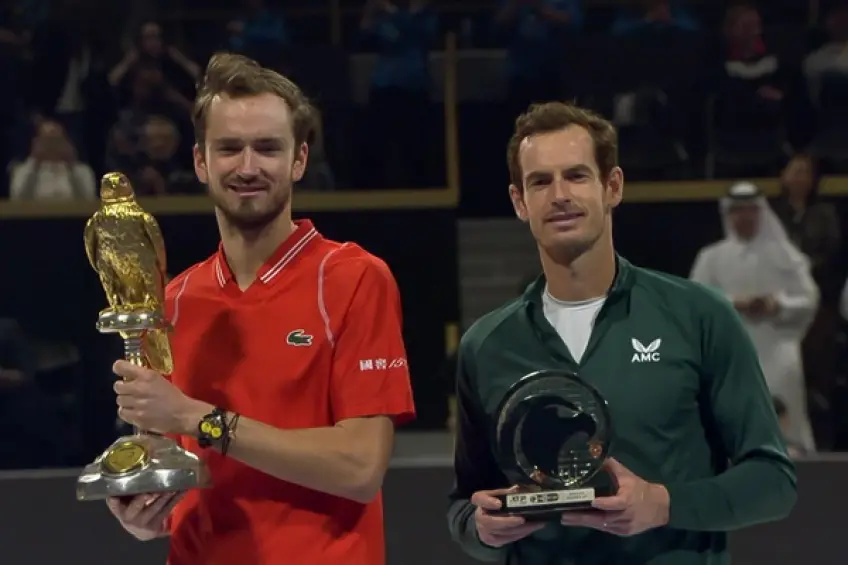 ATP Doha: Daniil Medvedev tops Andy Murray for back-to-back titles