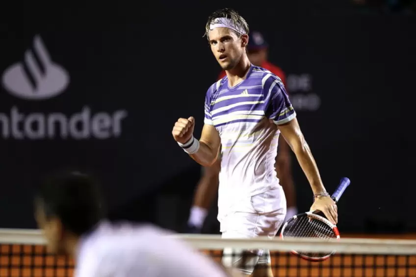 ATP Rio: Dominic Thiem moves closer to Roger Federer after battling past Jaume Munar