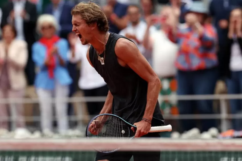 ATP Roland Garros: Alexander Zverev advances into eighth Major quarter-final