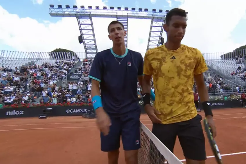 ATP Rome: Alexei Popyrin Upsets Felix Auger-Aliassime in Grueling Encounter