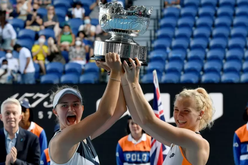 Australian Open: Barbora Krejcikova, Katerina Siniakova claim the title 