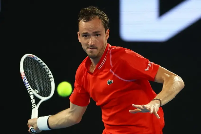 Australian Open: Daniil Medvedev follows Rafael Nadal into R2