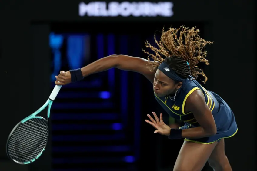 Coco Gauff fires fastest serve at 2024 Australian Open & 3rd fastest in event history