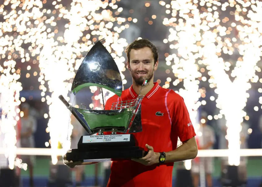 Daniil Medvedev returns to Dubai a year after beating Novak Djokovic