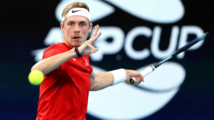 Denis Shapovalov reacts to suffering a shock loss to a qualifier in Rotterdam 