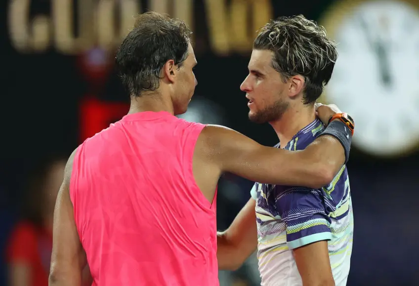 Dominic Thiem's honest message for Rafael Nadal ahead of Brisbane match