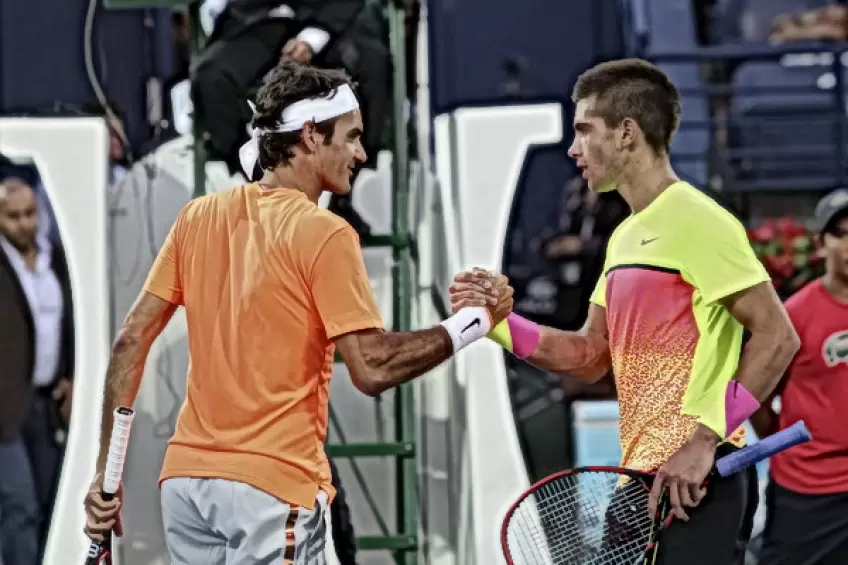 Dubai Flashback: Roger Federers destroys Coric and sets Novak Djokovic clash