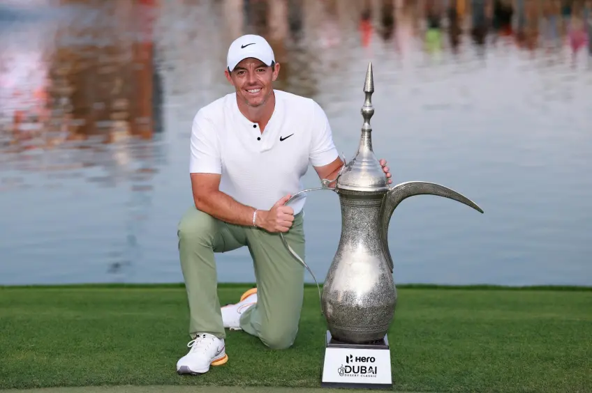 Dubai, Rory McIlroy confirmed his superiority
