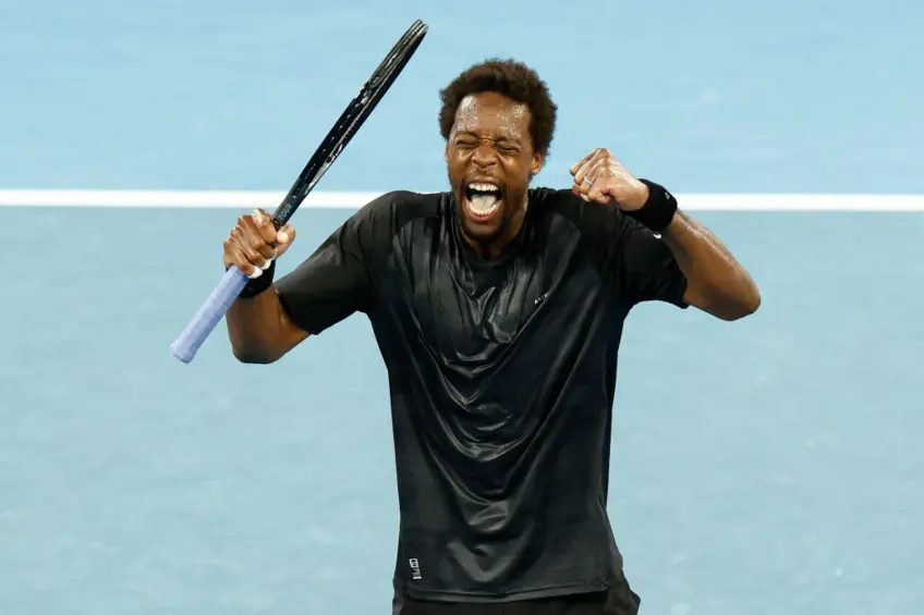 Gael Monfils matches to Novak Djokovic and Rafael Nadal's record