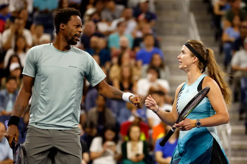 Gael Monfils on Elina Svitolina's support, how it feels when they play same event