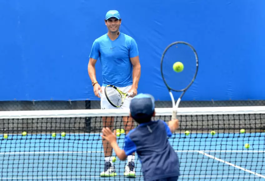 I love looking at Rafael Nadal, says promising junior player