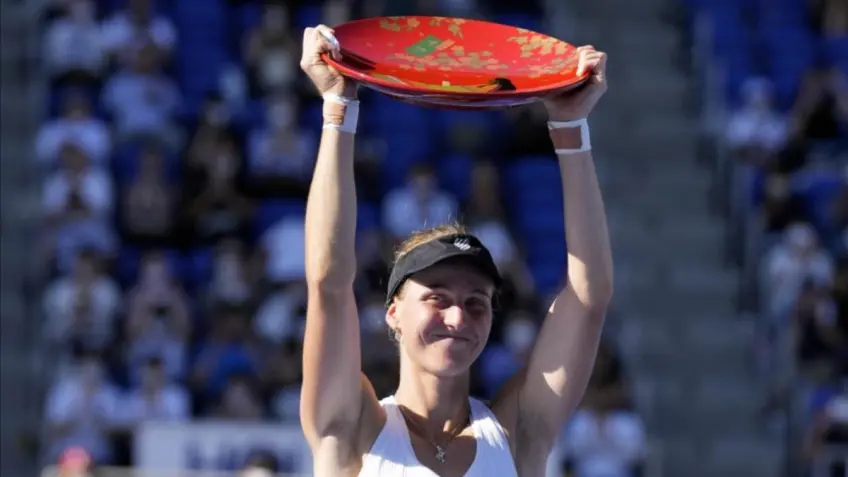 Liudmila Samsonova reacts to winning Tokyo, keeping perfect record in WTA finals