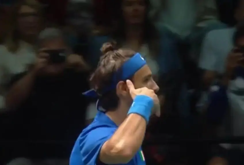 Lorenzo Musetti imitates Novak Djokovic-Ben Shelton 'hang up phone' celebration