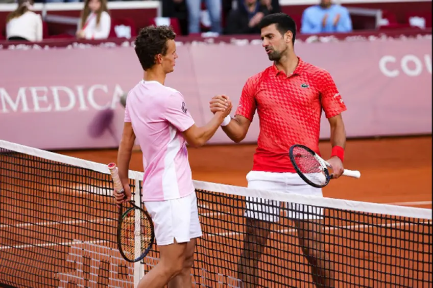 Luca Van Assche describes what it means to challenge Novak Djokovic
