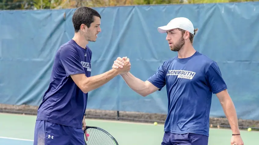 Monmouth University men's tennis gets four honors from CAA