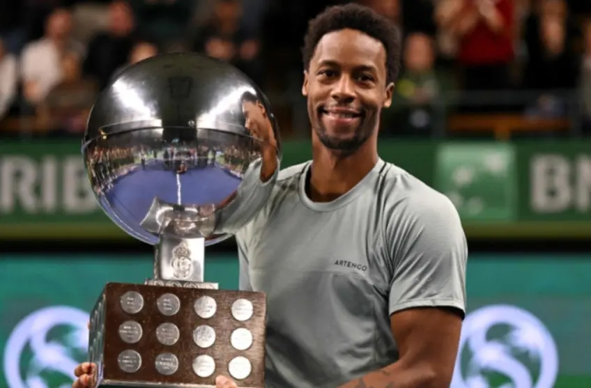Moving Gael Monfils triumphs in Stockholm and thanks his family: "A special week"