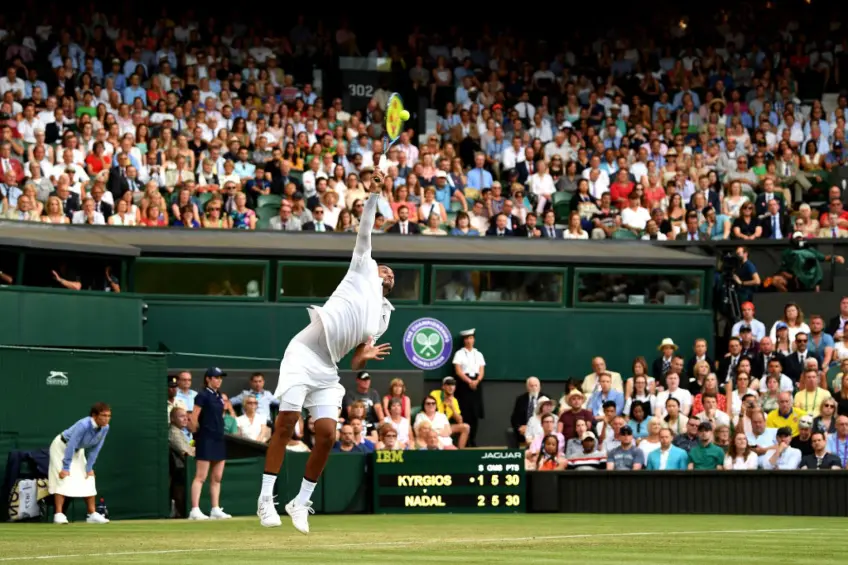 Nick Kyrgios recounts ripping historic 2nd serve versus Rafael Nadal at Wimbledon