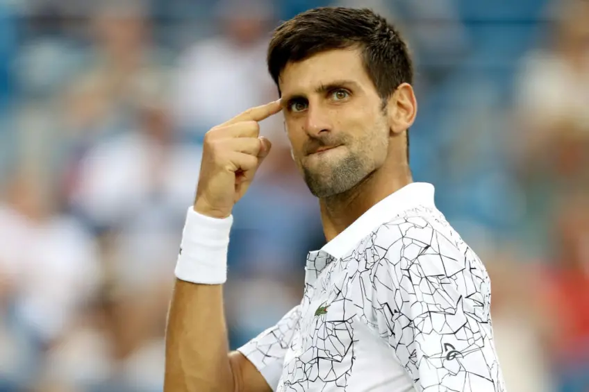 Novak Djokovic edges Milos Raonic in Cincinnati