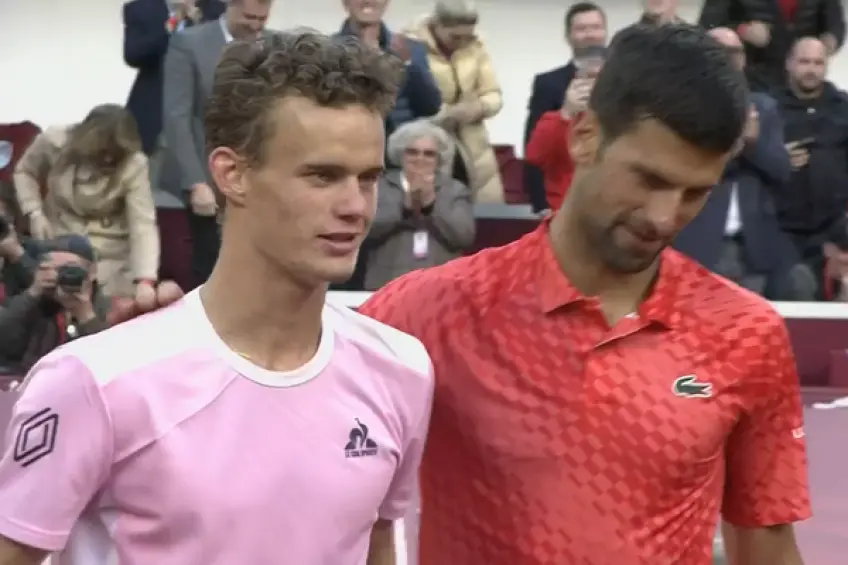 Novak Djokovic jokes: 'Thanks Luca for letting an old man win'