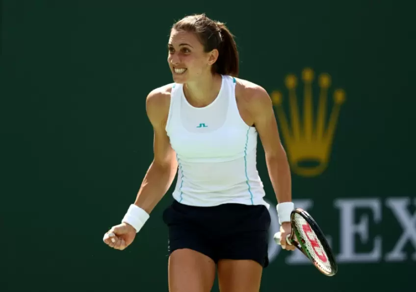 Petra Martic reacts to stunning Emma Raducanu in Indian Wells