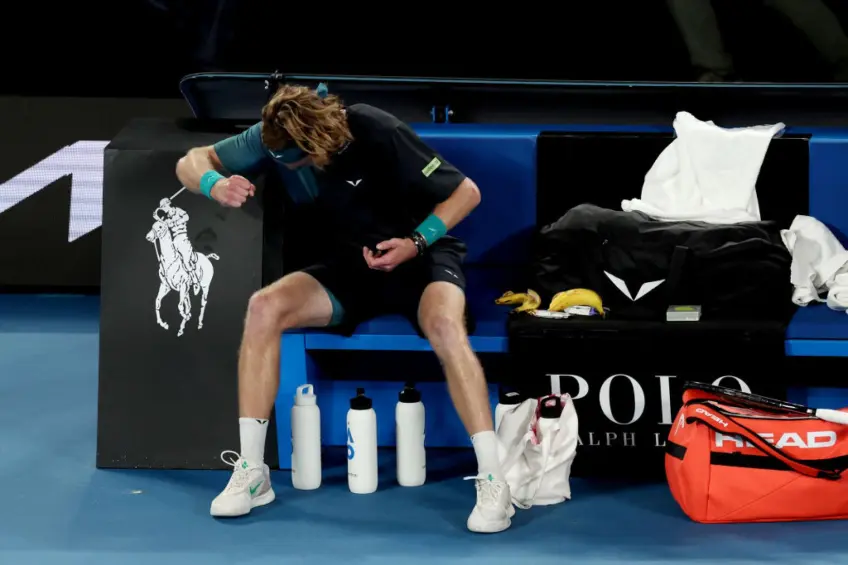 Photos: Andrey Rublev's absolute devastation after lost set in most heartbreaking way