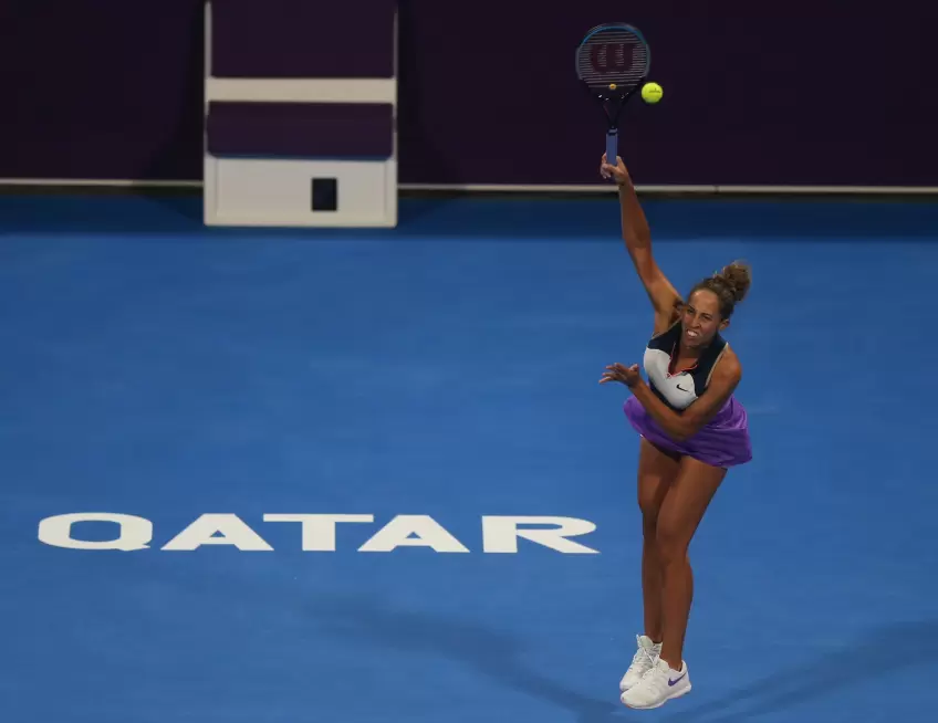 Qatar Total Open: Madison Keys tops Belinda Bencic in 1st match after lengthy lay-off