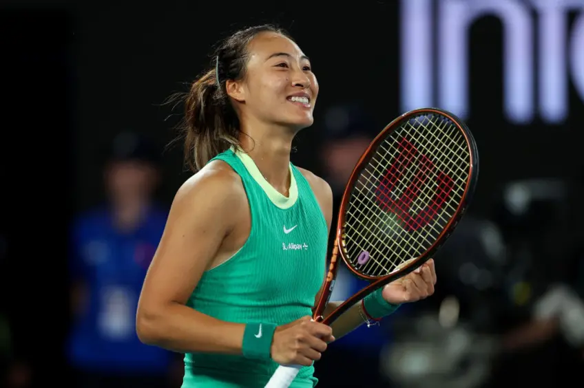 Qinwen Zheng writes history, reaching the final of the Australian Open 2024