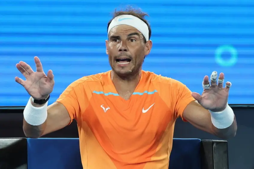 Rafael Nadal loses temper and argues with chair umpire
