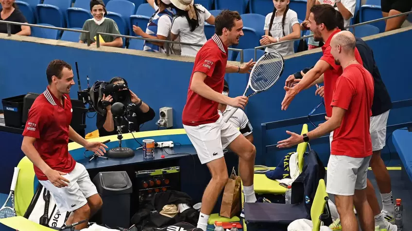 Roman Safiullin reveals what Daniil Medvedev told him before ATP Cup debut