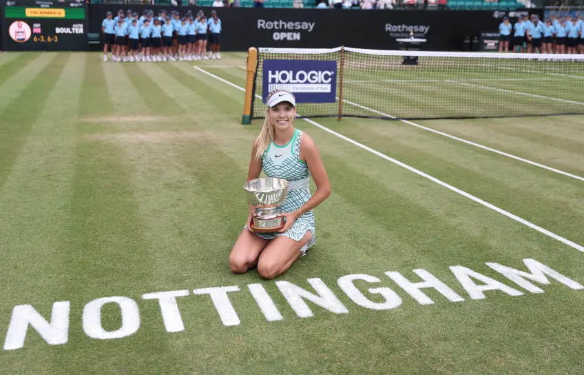 Rothesay Open: Katie Boulter collects maiden title after victory over Jodie Burrage