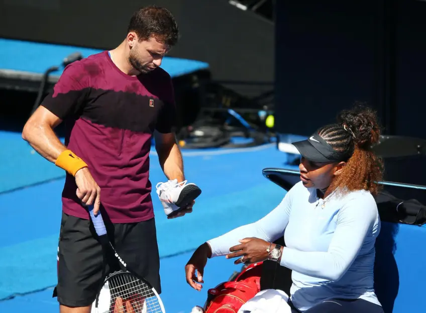Serena Williams Congrats her 'Brother' Grigor Dimitrov
