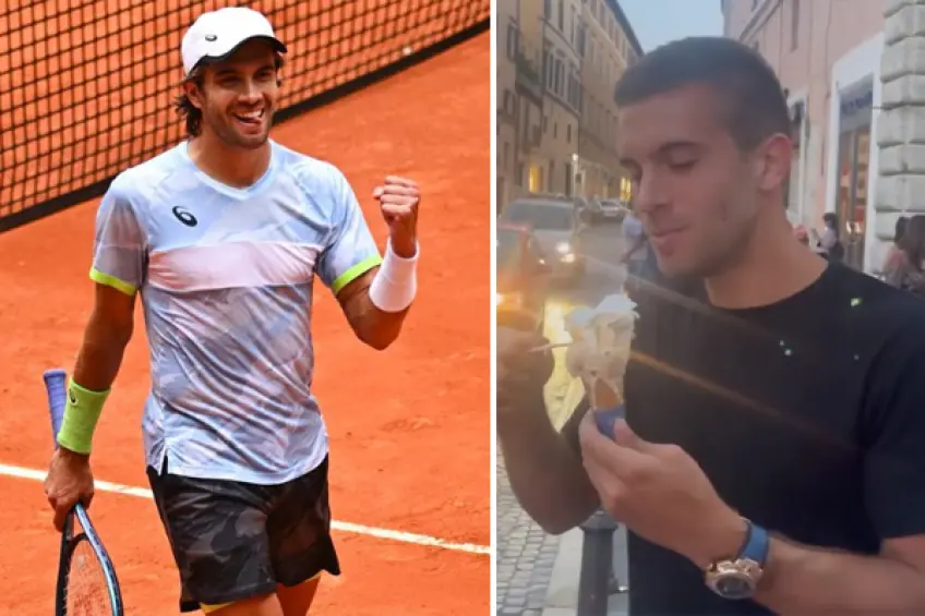 Serena Williams stands by Coric's "gelato" secret for killing it in Rome