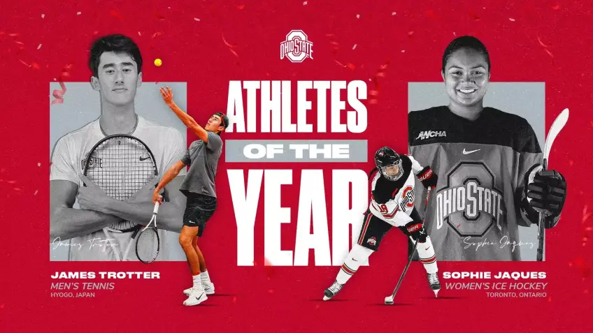Sophie Jaques and James Trotter named Ohio State University Athletes of the Year