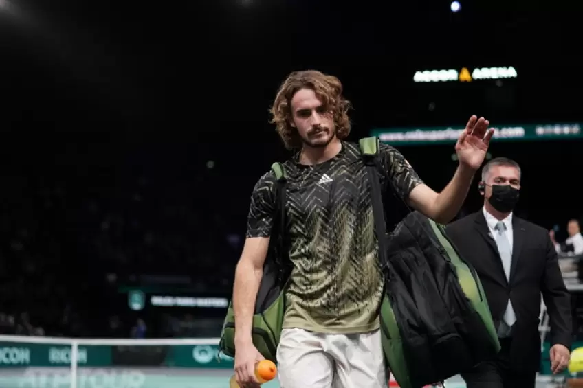 Stefanos Tsitsipas after Paris Masters retirement: 'It hurts, but I had to do it'
