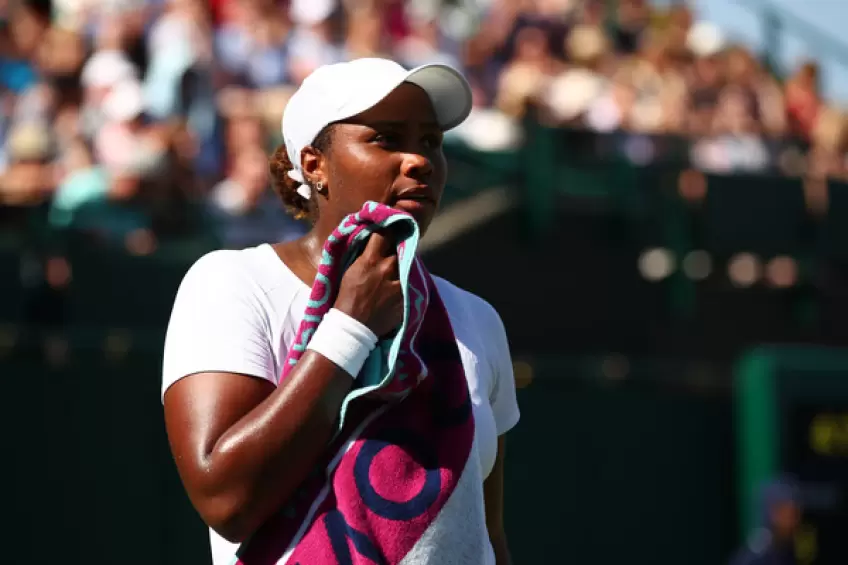 Taylor Townsend grabs fairytale victory over Halep in 2nd round at the Open