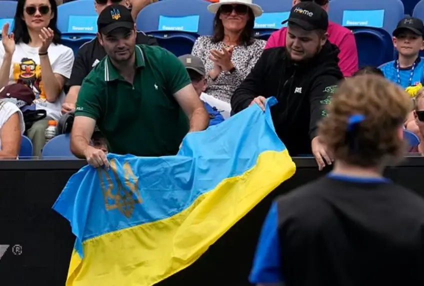 Ukrainian flag at the Australian Open, Andrey Rublev: "They shouldn't insult me"