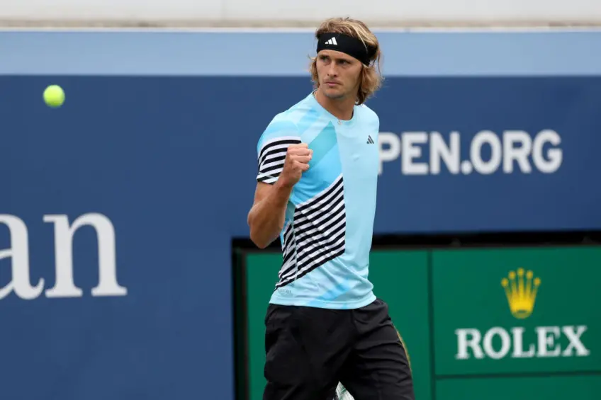 US Open: Alexander Zverev downs Aleksandar Vukic