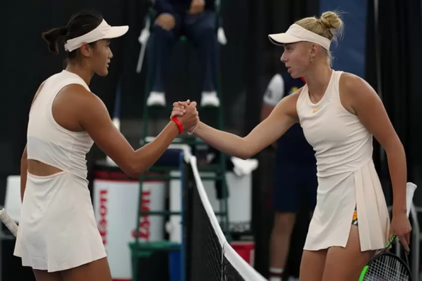 US Open: Xiyu Wang and Clara Burel reach junior final