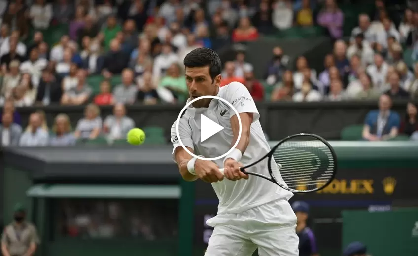 Wimbledon 2021: Novak Djokovic vs Garin's MATCH-POINT