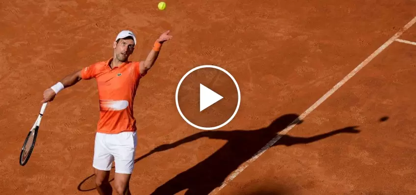 ATP Rome 2022: Novak Djokovic vs Aslan Karatsev's MATCH-POINT